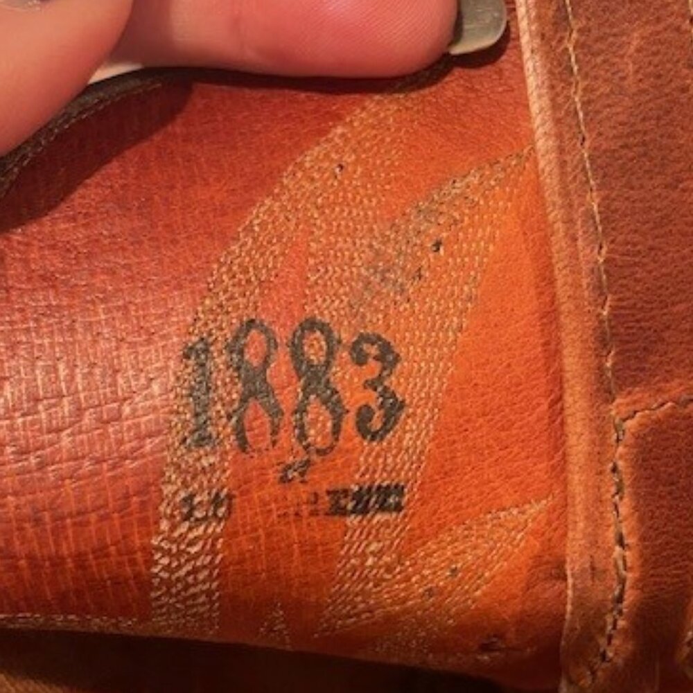 Lucchese Vintage 1883 Cowboy Boots Hand Stitched – Sz 7 - Picture 8 of 15